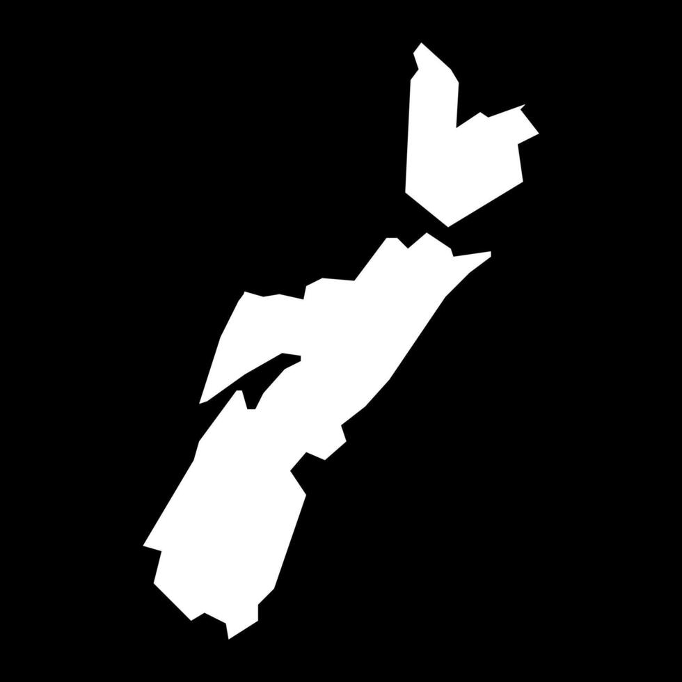 Nova Scotia map, province of Canada. illustration. vector