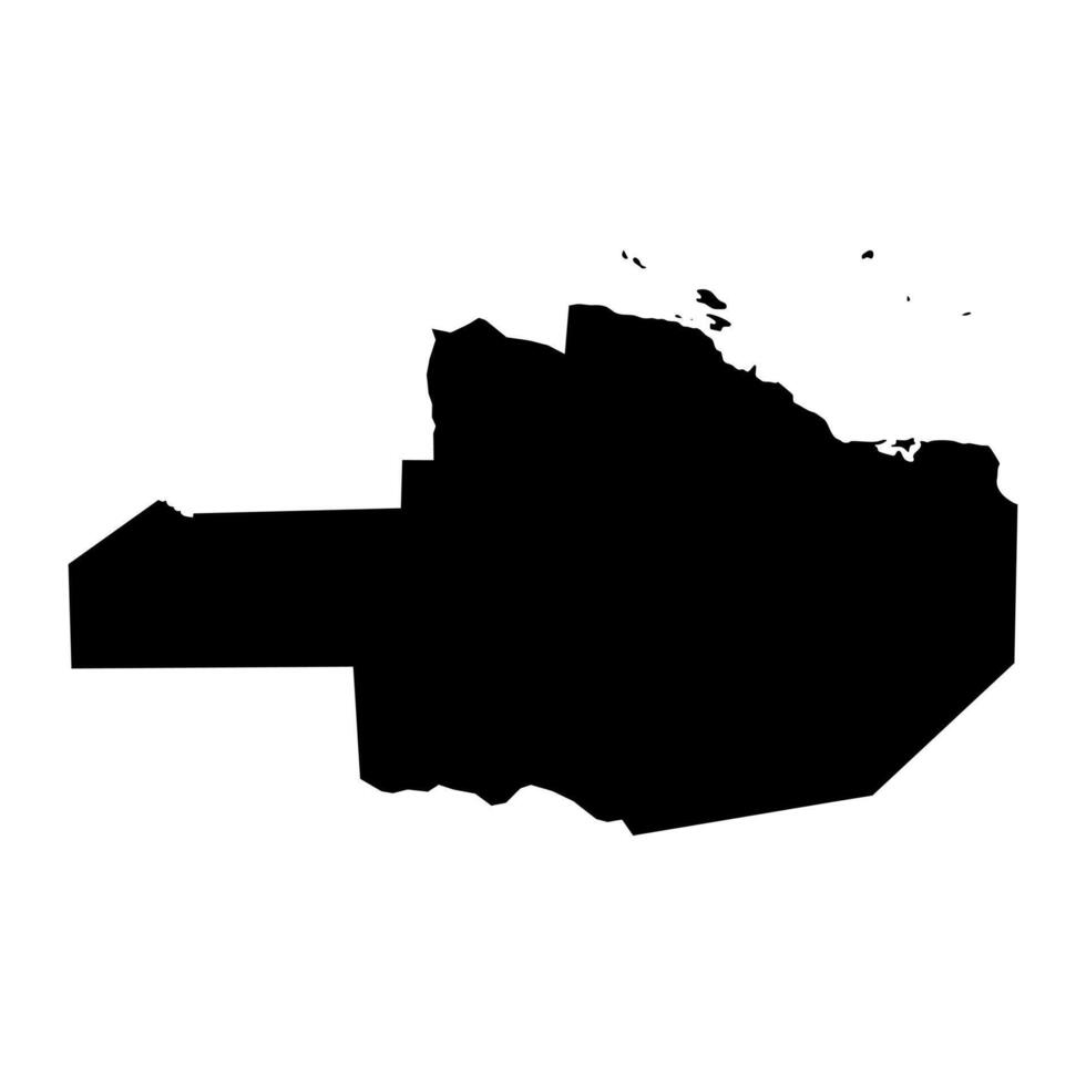 East Sepik Province map, administrative division of Papua New Guinea. illustration. vector