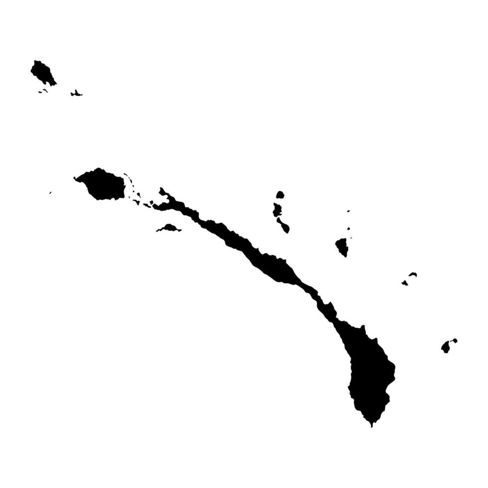 New Ireland Province map, administrative division of Papua New Guinea. illustration. vector