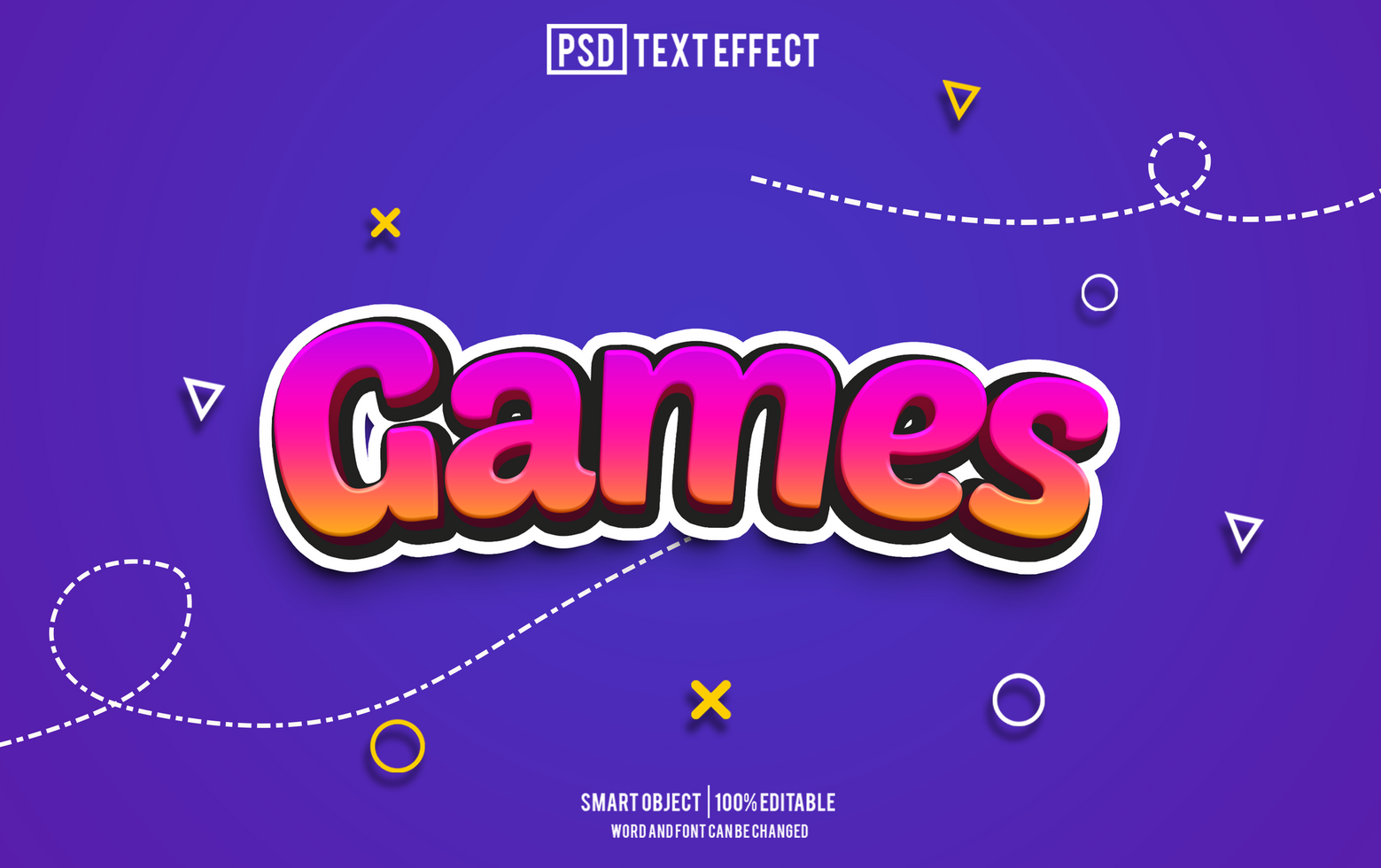 game text effect, font editable, typography, 3d text psd