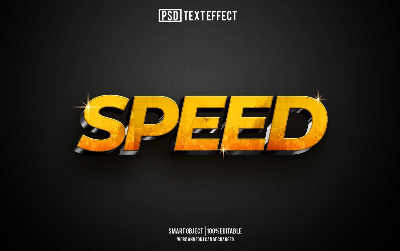 speed text effect, font editable, typography, 3d text psd