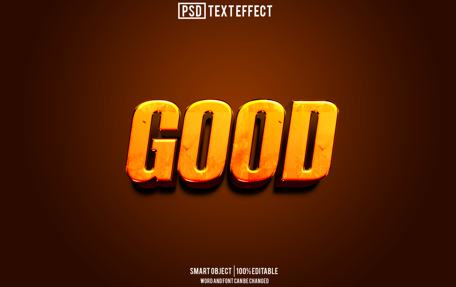 good text effect, font editable, typography, 3d text psd