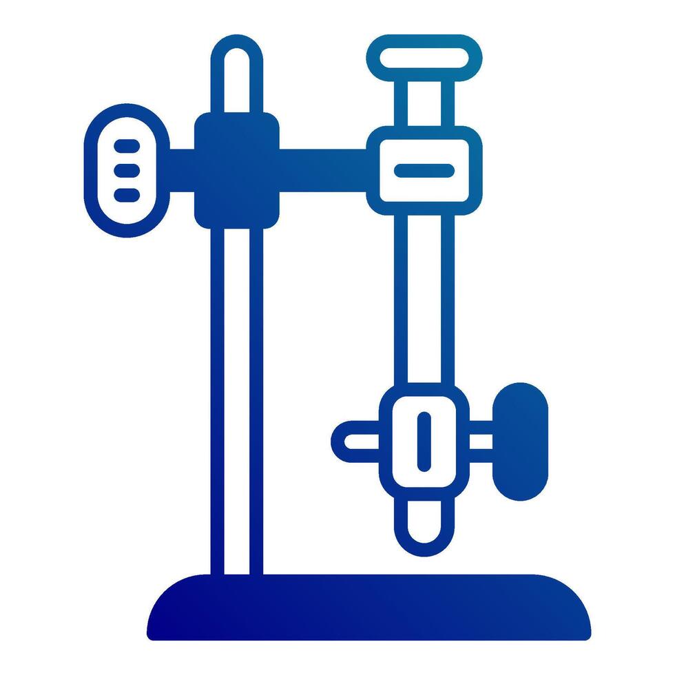 burette stand icon vector