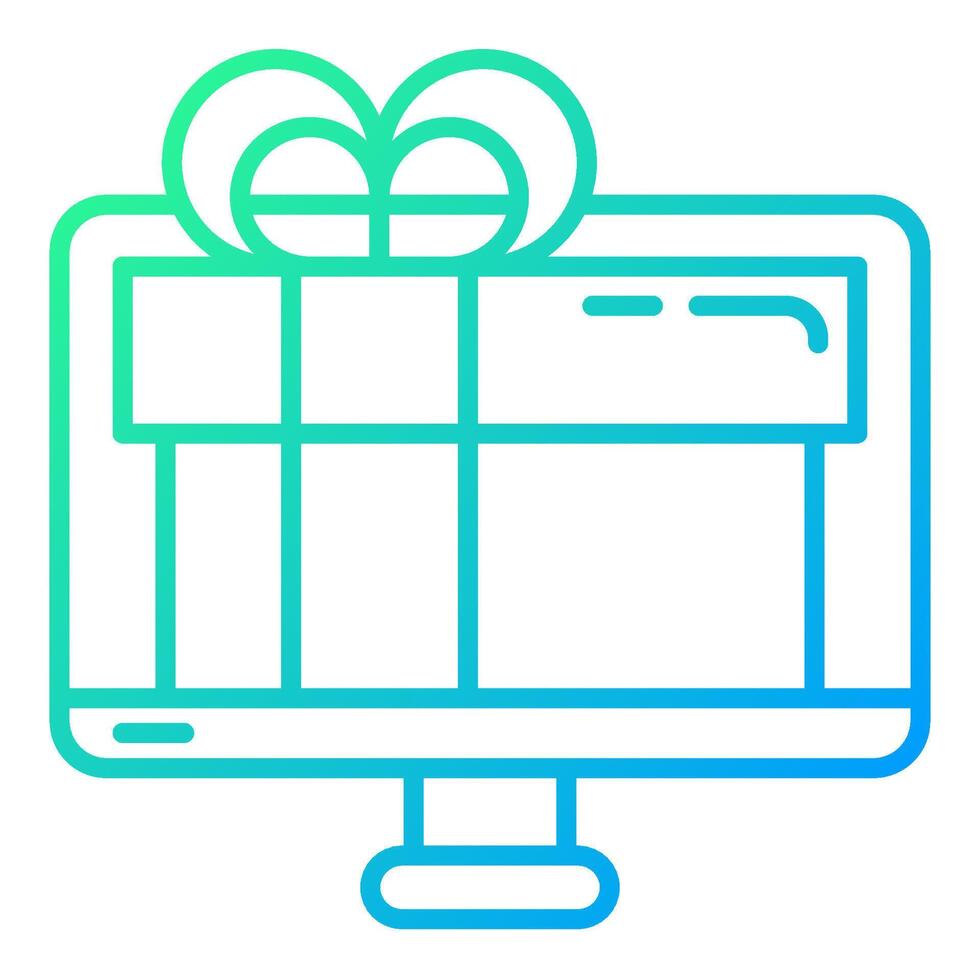 online delivery icon, various gift boxes vector