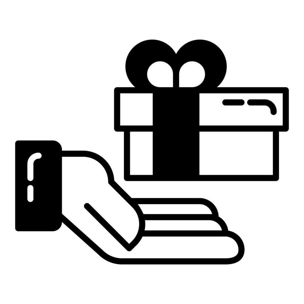 receive a gift box icon, various gift boxes vector