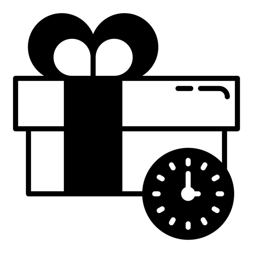 pending delivery icon, various gift boxes vector