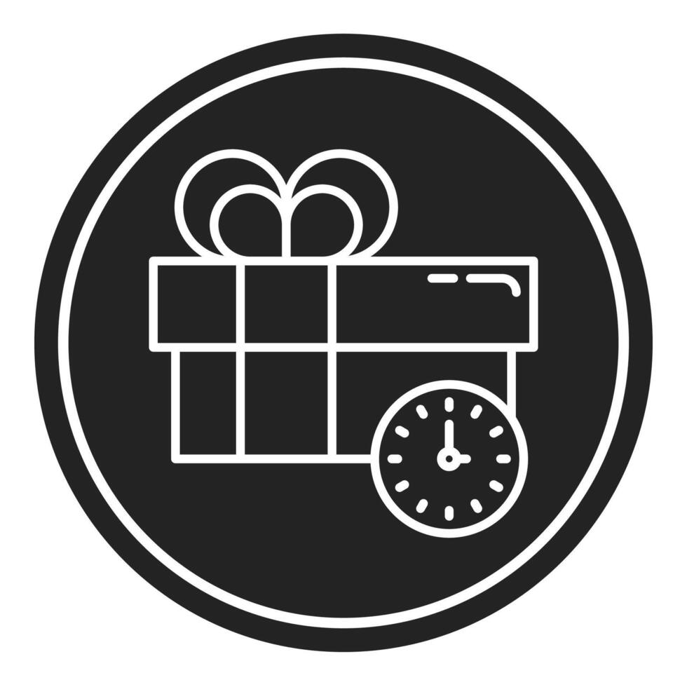 pending delivery icon, various gift boxes vector