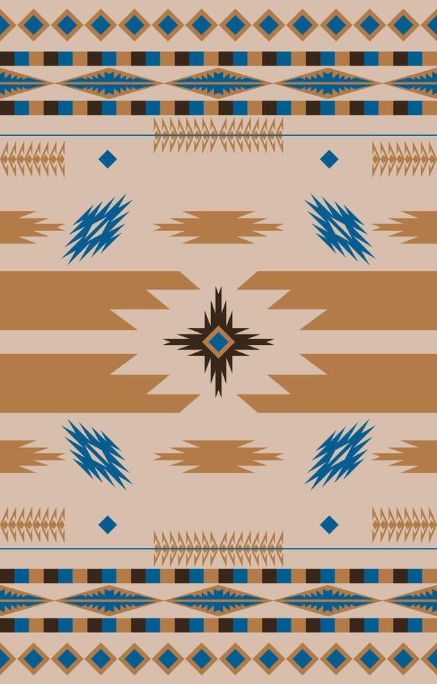 Carpet pattern. Seamless geometry. Western handmade saddle blanket rug pattern, Aztec, vector