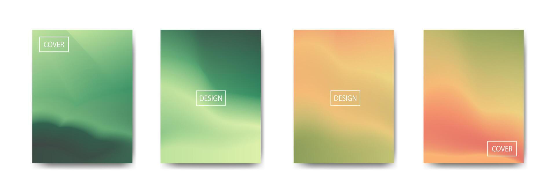 set of abstract background with beautiful gradation color, colorful background for poster flyer banner backdrop.vertical banner.cool fluid background illustration vector