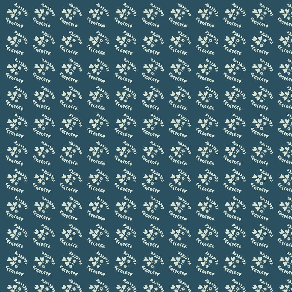 Beautiful seamless vintage floral pattern with flower. Transparent texture. Trend print for textiles and wallpaper on isolated background. vector