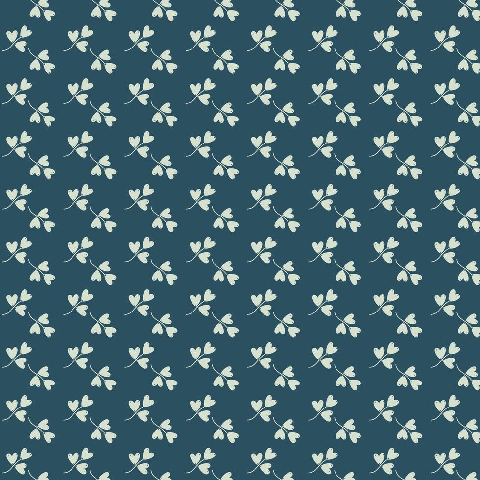 Beautiful seamless vintage floral pattern with flower. Transparent texture. Trend print for textiles and wallpaper on isolated background. vector