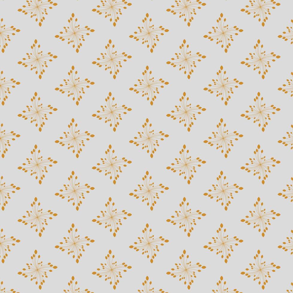 Beautiful seamless vintage floral pattern with flower. Transparent texture. Trend print for textiles and wallpaper on isolated background. vector