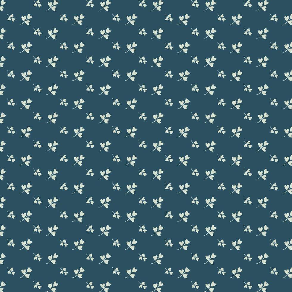 Beautiful seamless vintage floral pattern with flower. Transparent texture. Trend print for textiles and wallpaper on isolated background. vector