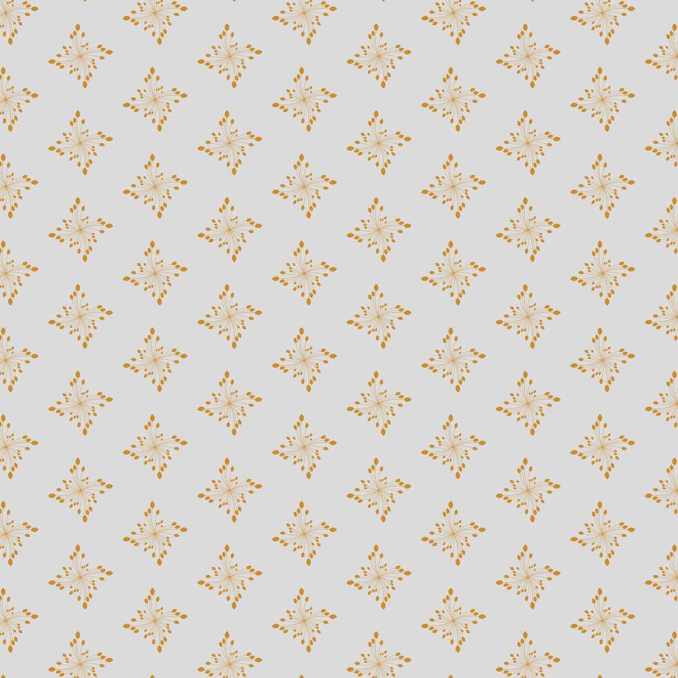 Beautiful seamless vintage floral pattern with flower. Transparent texture. Trend print for textiles and wallpaper on isolated background. vector