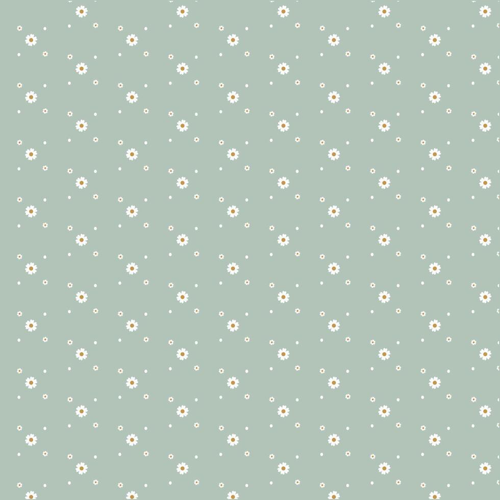 Beautiful seamless vintage floral pattern with flower. Transparent texture. Trend print for textiles and wallpaper on isolated background. vector