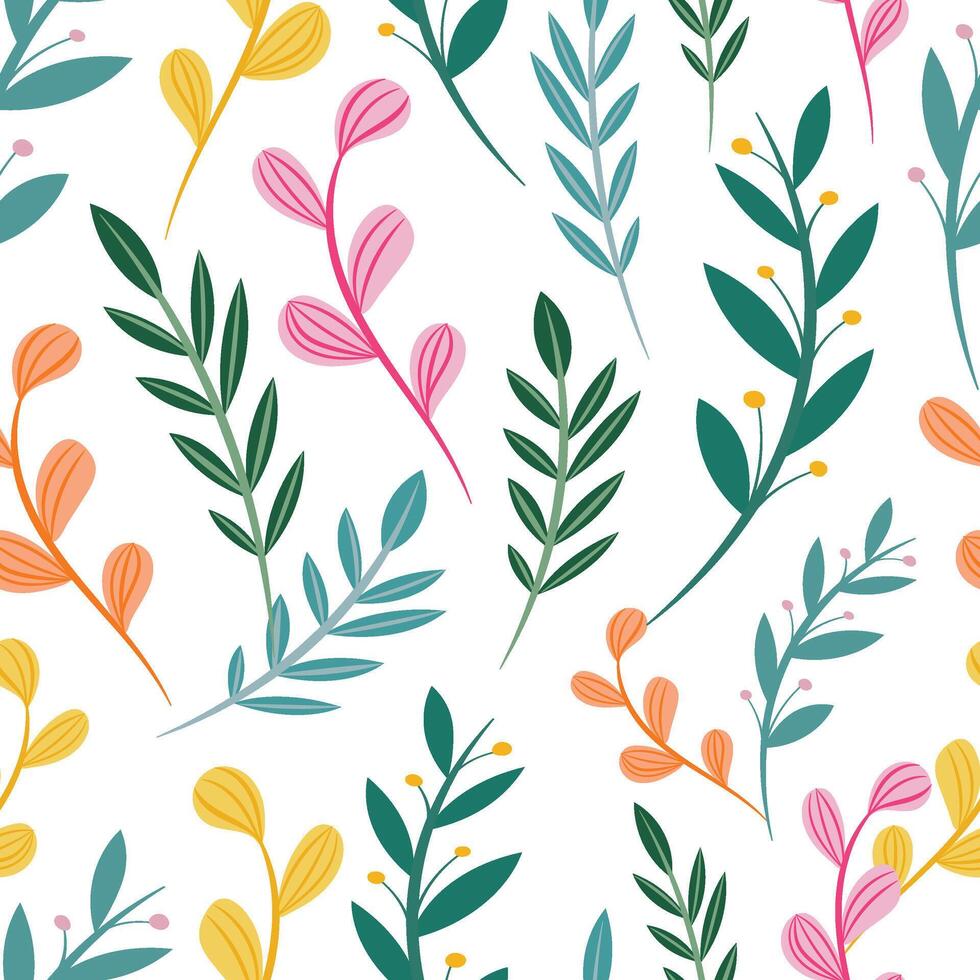 Abstract flower background design floral border frame vector