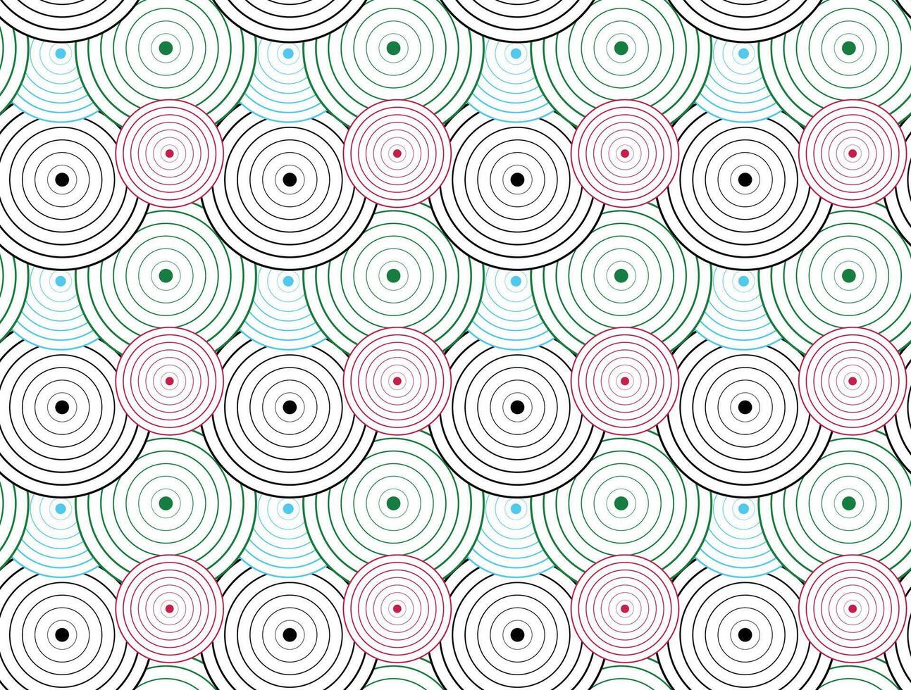 Abstract Pattern Design With Beautiful Color Combination vector