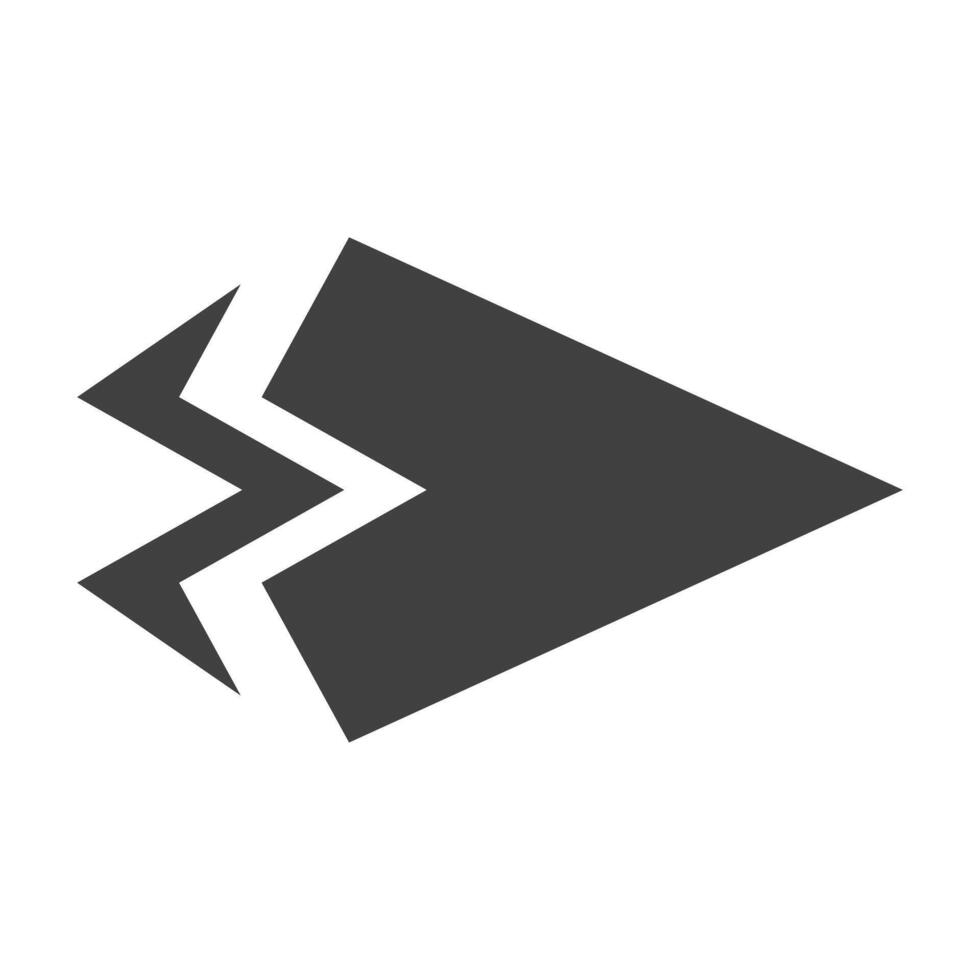 Arrow icon next symbol vector
