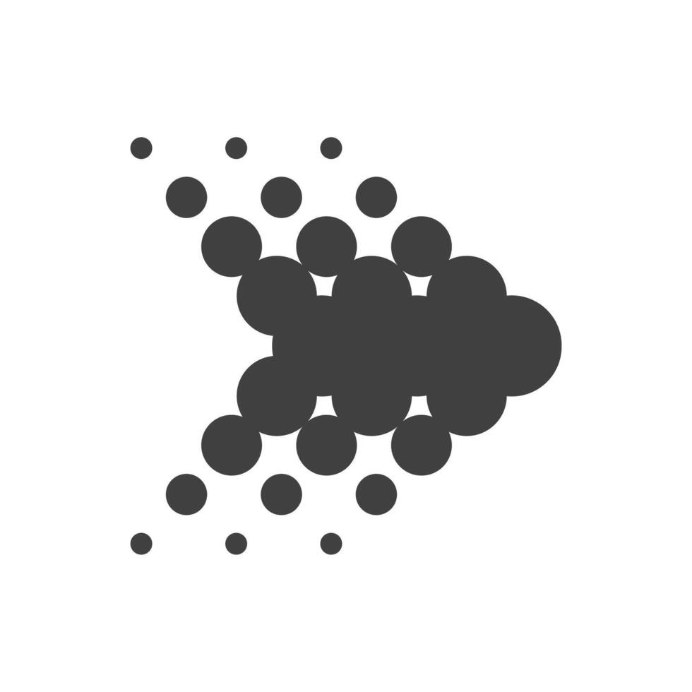 Arrow icon next symbol vector
