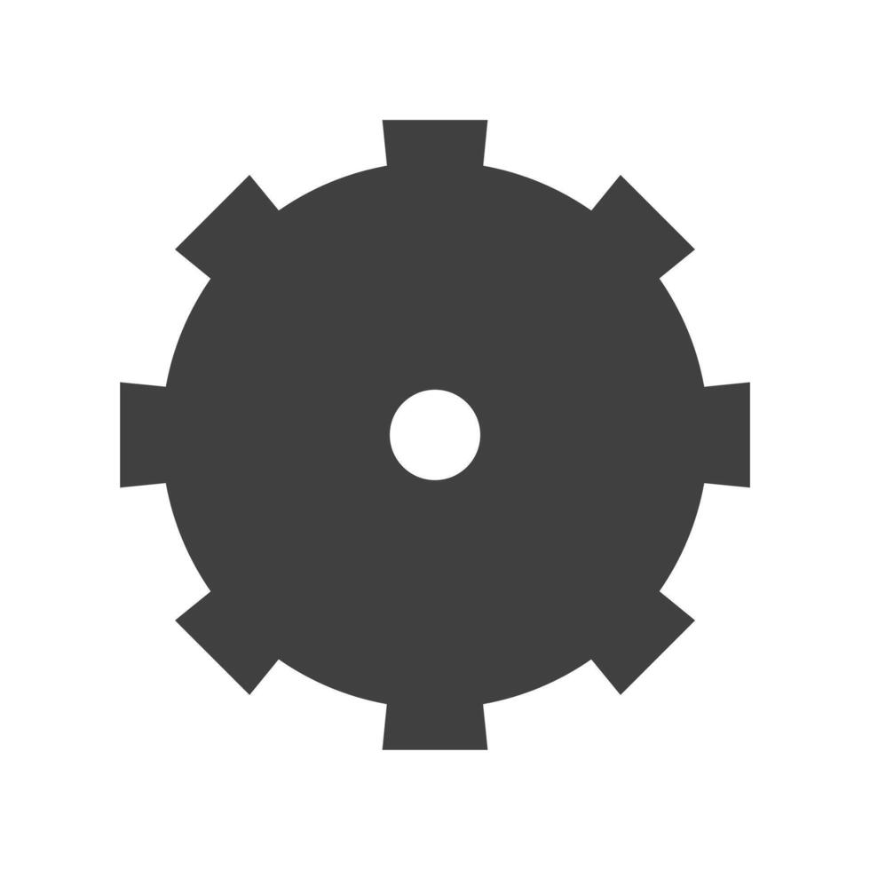 Gear icon service symbol vector