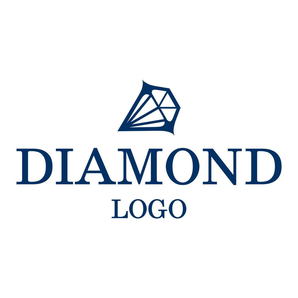 Diamond logo Jewelry icon vector