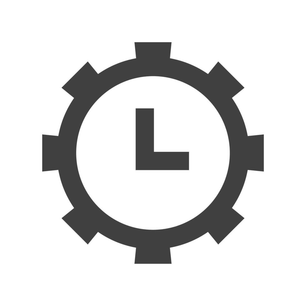 Gear icon service symbol vector