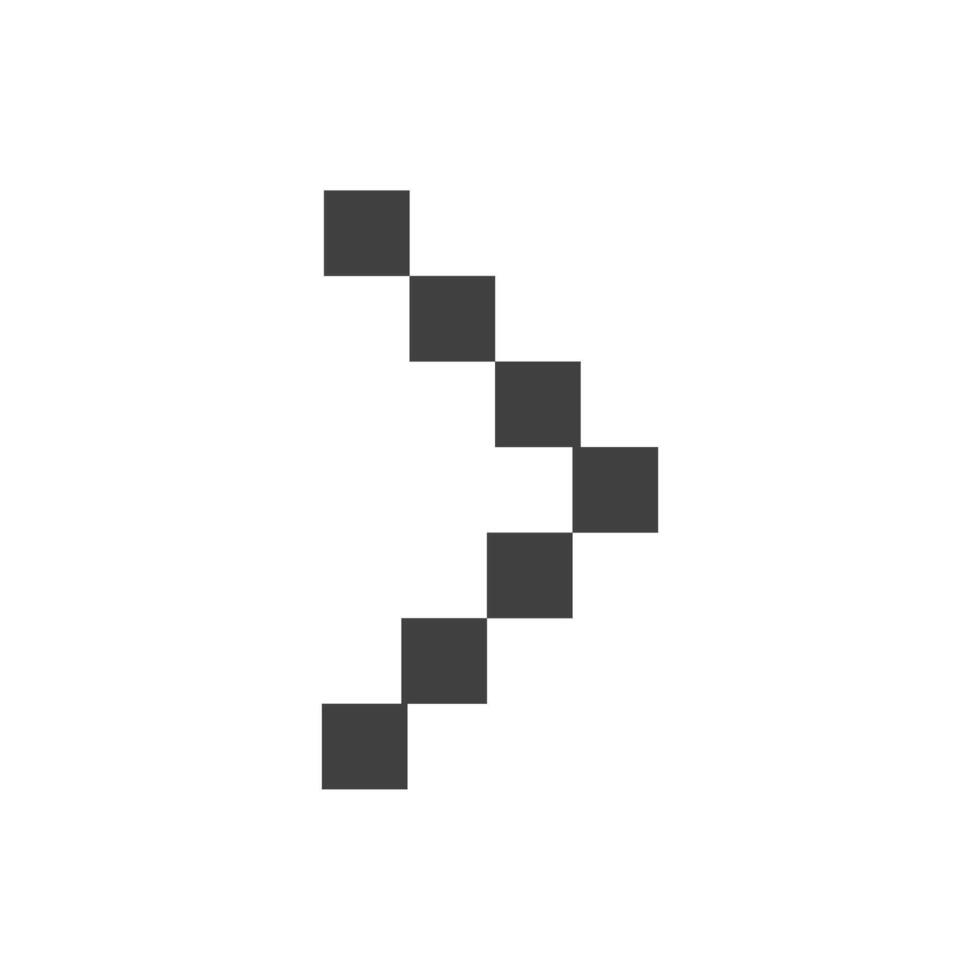 Arrow icon next symbol vector