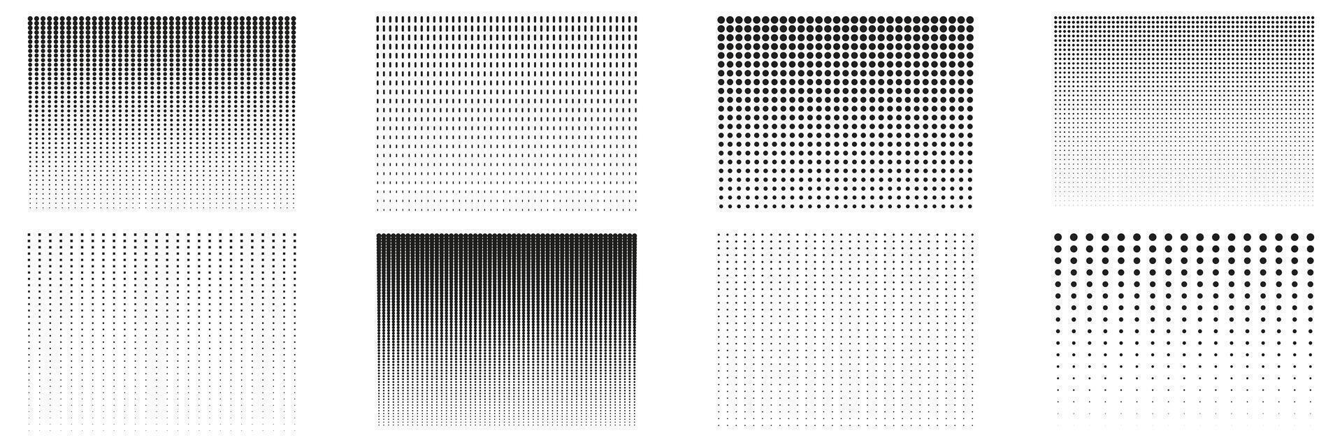 抽象画 dot 14 T.K. Collection Of Halftone Dot Pattern Background. Monochromatic