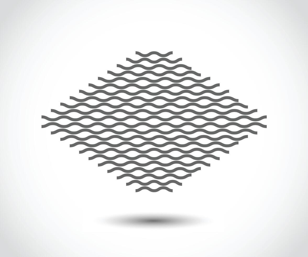 Wave simple seamless wavy line, smooth pattern, web design, greeting card, textile, Technology background vector