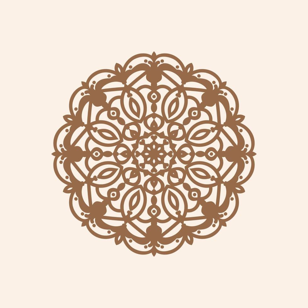 Ethnic elegant mandala design decorative element background vector