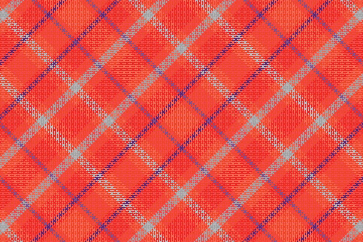 Tartan plaid pattern with texture. vector