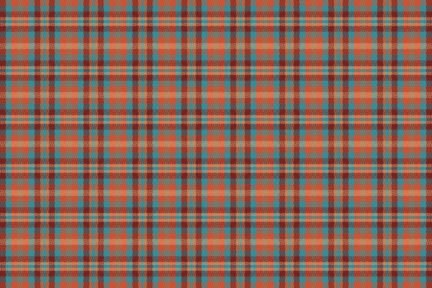 Tartan plaid pattern with texture. vector