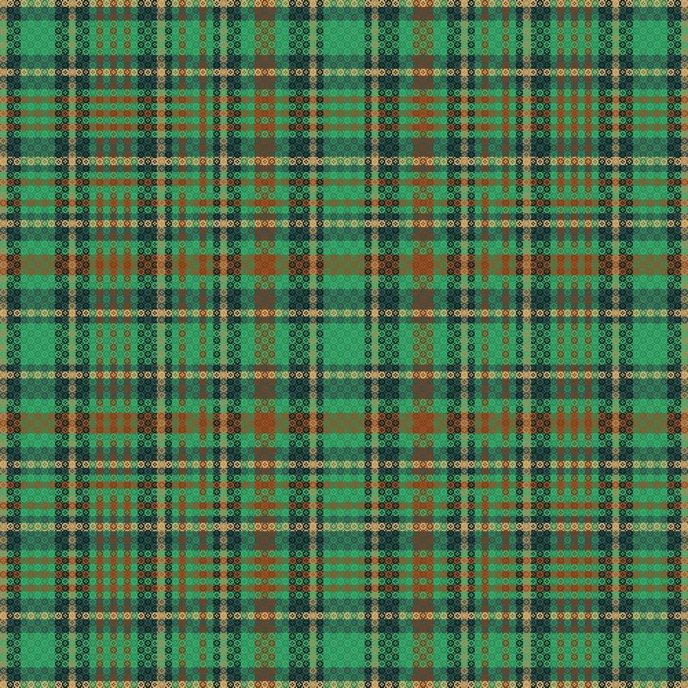 Tartan plaid pattern with texture. vector