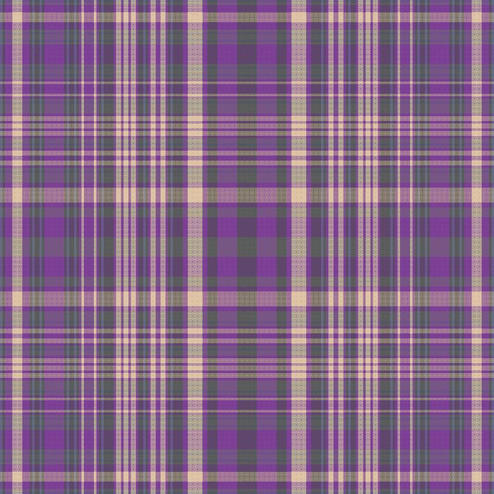 Tartan plaid pattern with texture. vector
