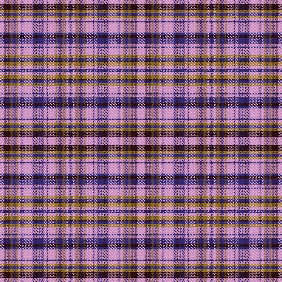 Tartan plaid pattern with texture. vector