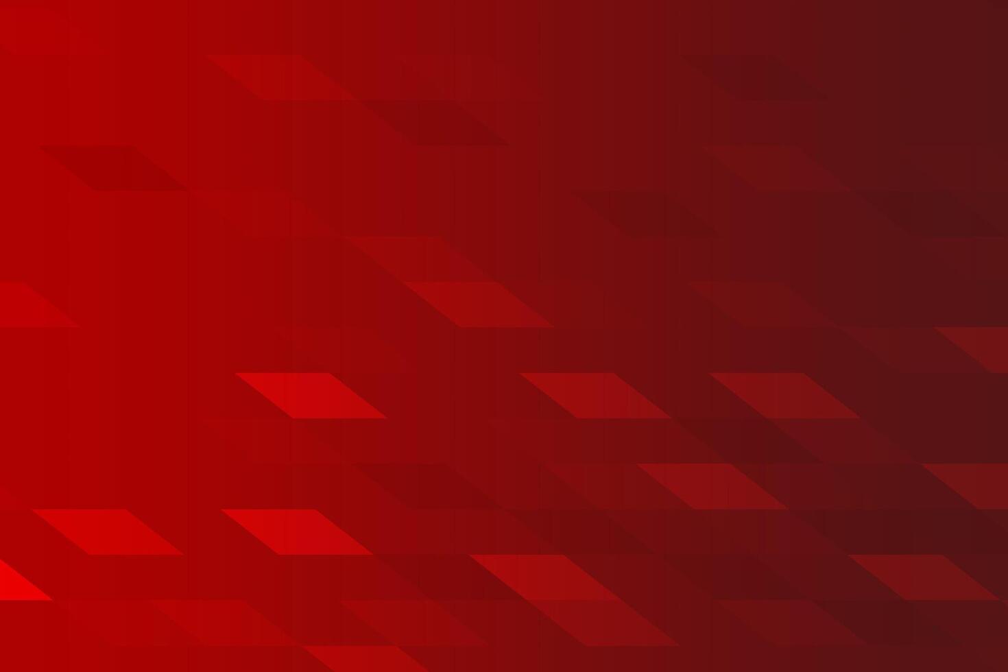 red shiny abstract geometric technology background vector