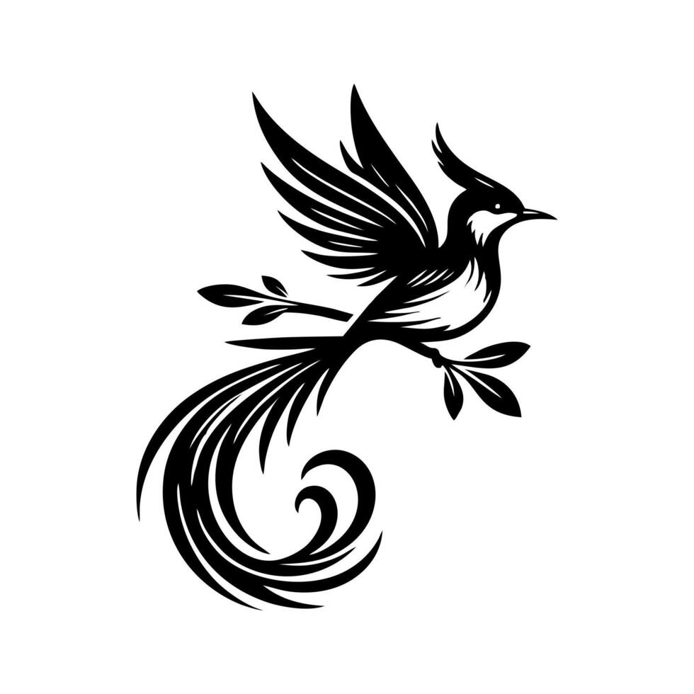 cendrawasih logo design vector