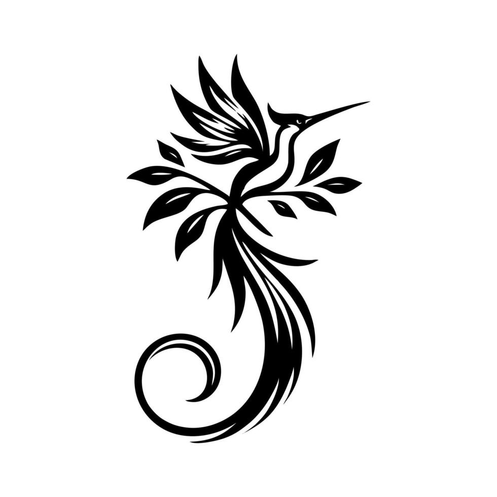 cendrawasih logo design vector