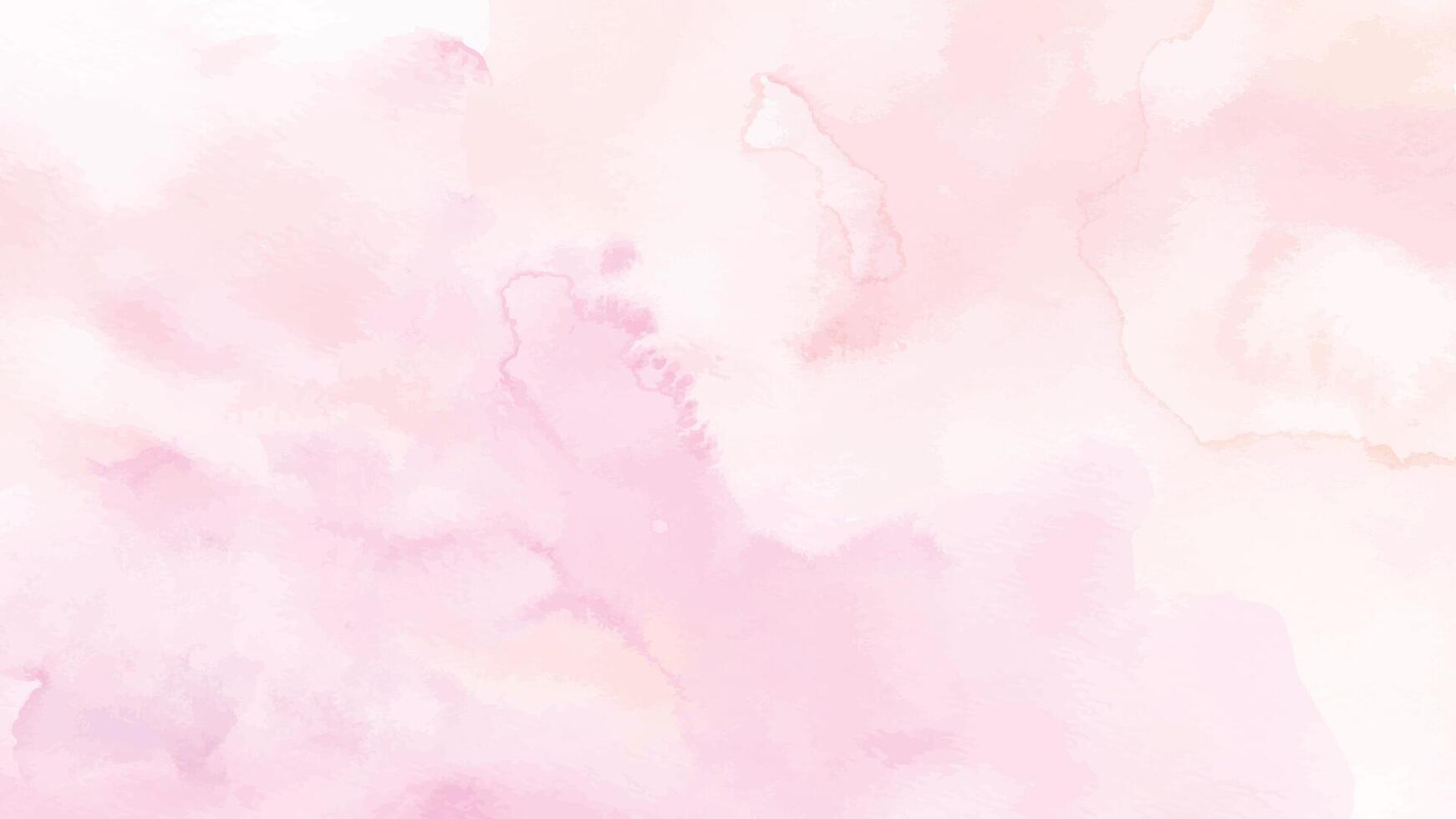Abstract pink orange watercolor stain for background vector