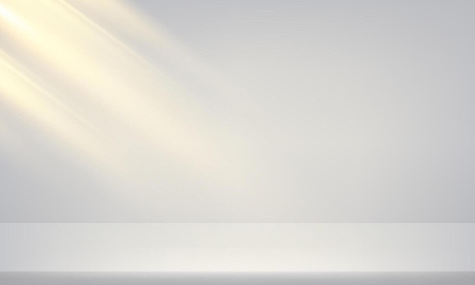 Gray background. Space for selling products on the website. Business backdrop. Empty room with light effect. Minimalist interior. illustration. vector