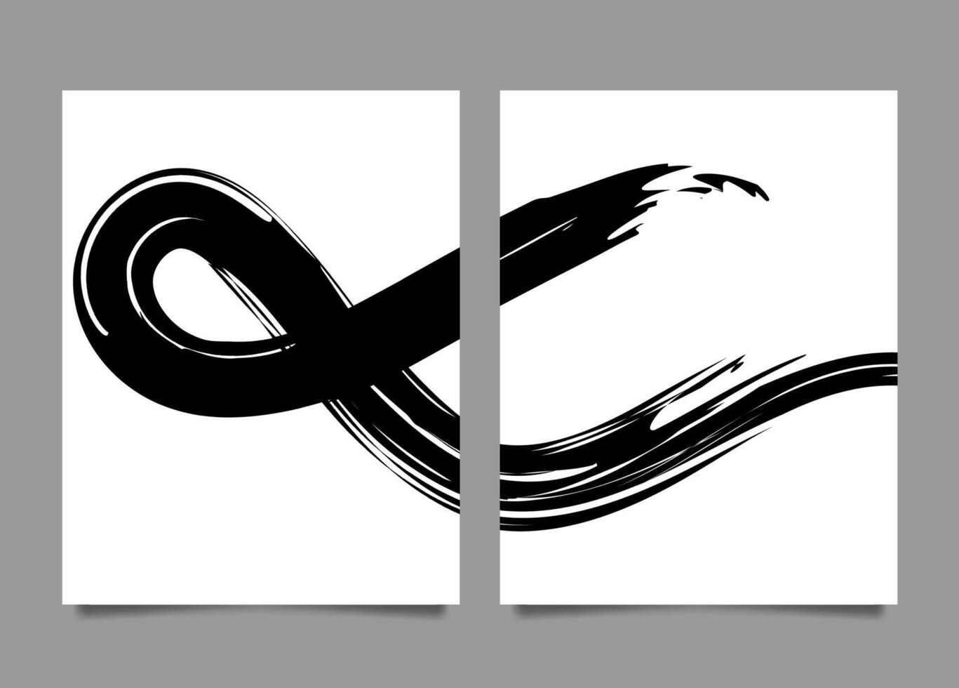 Hand-drawn flat design boho wall Art Abstract vector