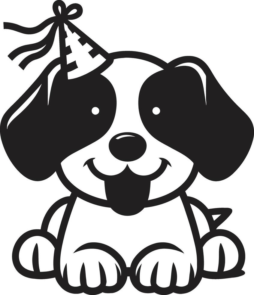 Cat Black and White Illustration Design for Free vector