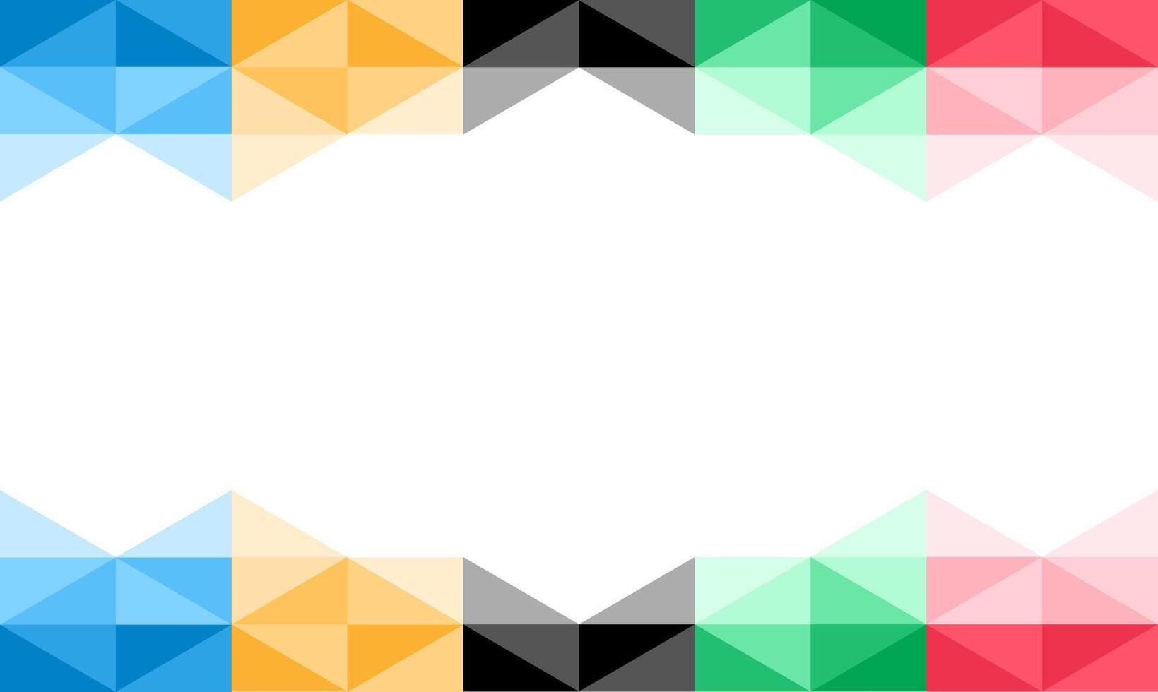 Olympic abstract border background, color prism bar style, for sport games decoration, modern, business style vector