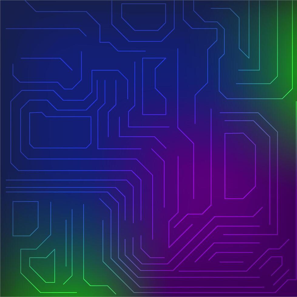 Digital communication simple futuristic technology background. Abstract blue lines connect big data visualization and network connection concept design. illustration vector