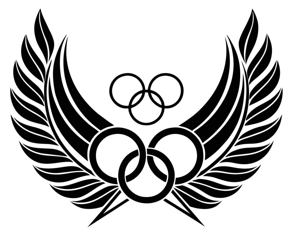 Wings design icon vector