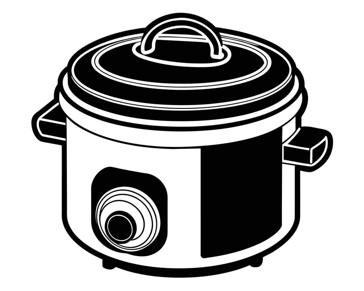 Hand drawn illustration of an kettle isolated vector