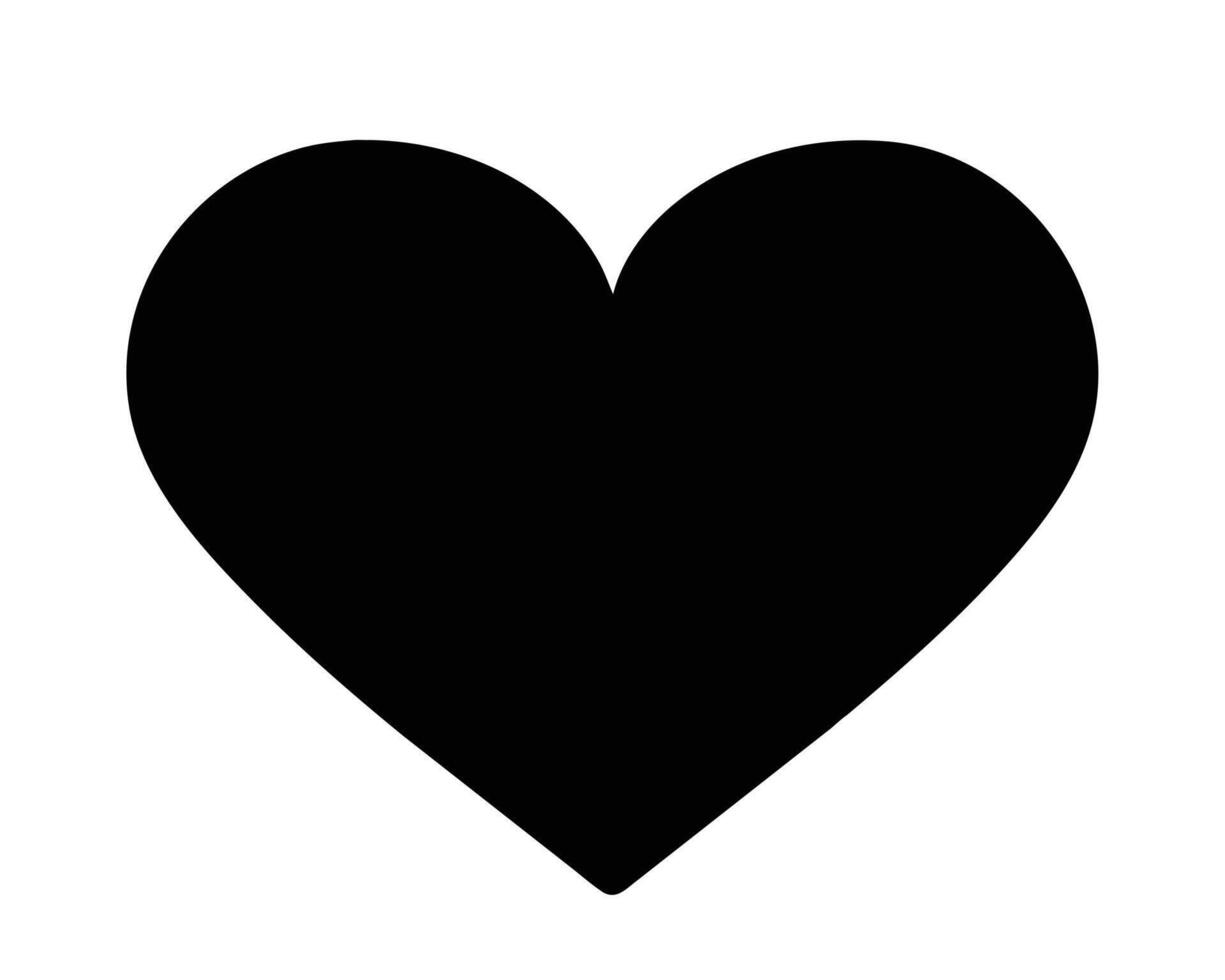 Heart isolated on white background vector