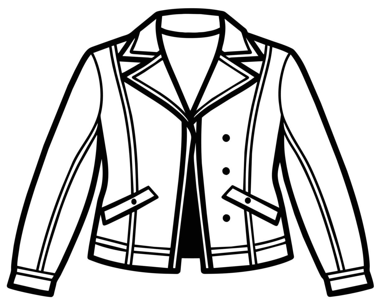 illustration of a jacket vector