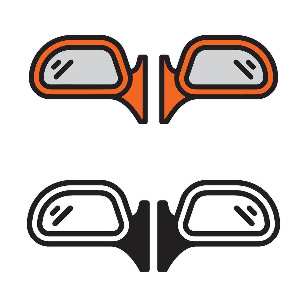 vectors illustration car rear view symbol design