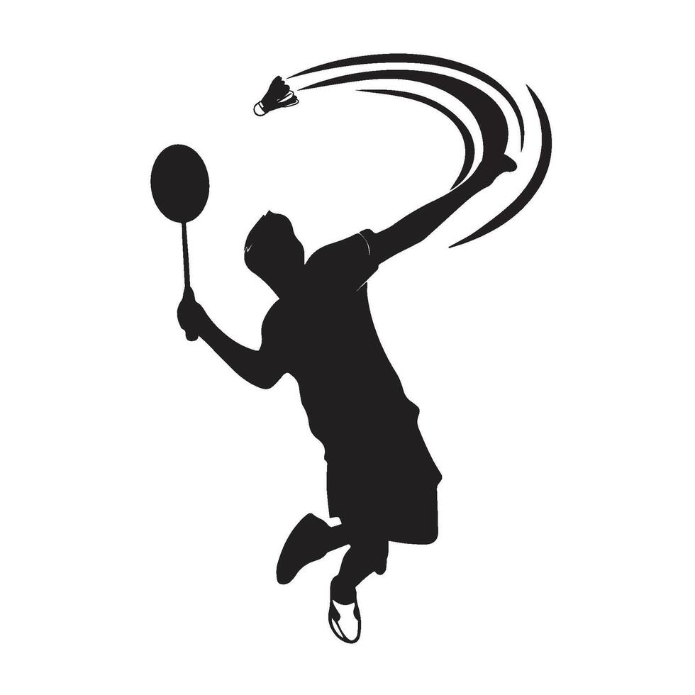 badminton player icon image symbol illustration vector